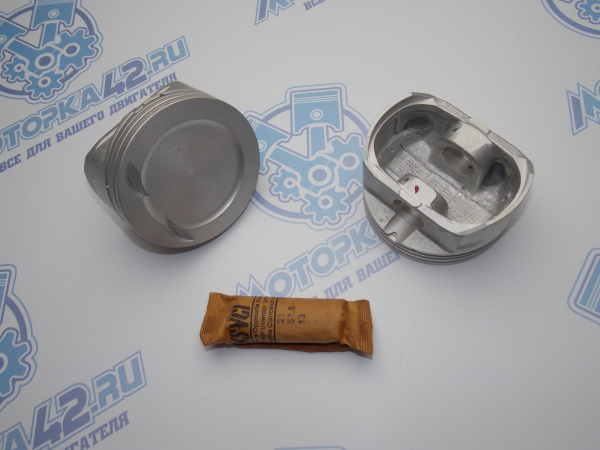 Поршни + кольца к-кт 4шт ремонт +0,50 MMC 4B12