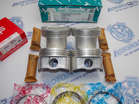 Поршни + кольца к-кт 4шт ремонт +1,00 TOYOTA 3S-FE '96-