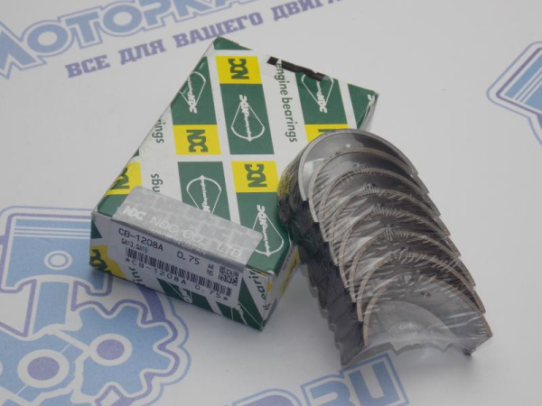 Вкладыши шатунные NDC ремонт +0,75 NISSAN QG15DE