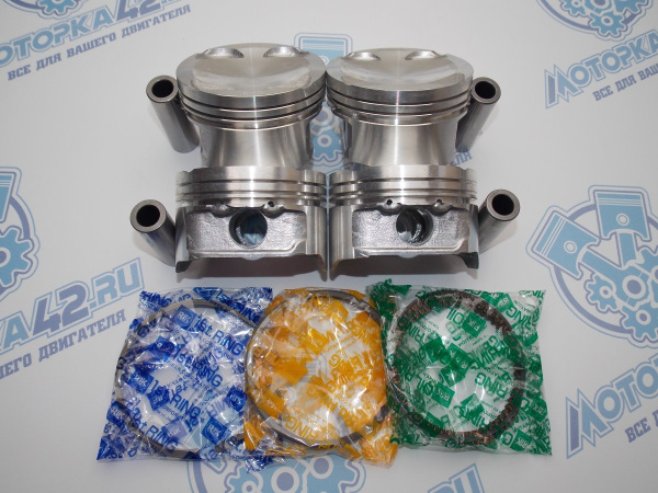 Поршни + кольца к-кт 4шт ремонт +0,50 HAIMA 3 1.8