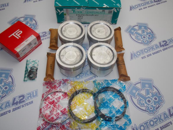Поршни + кольца к-кт 4шт стандарт SUZUKI J20A