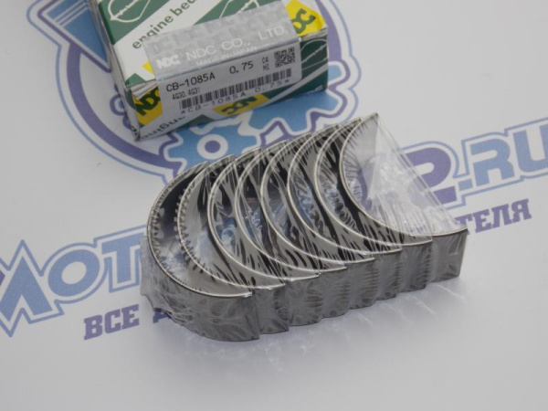 Вкладыши шатунные NDC ремонт +0,75 MMC 4G62, 4G63