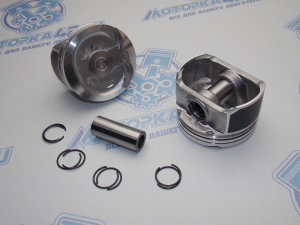 Поршни + кольца 4шт ремонт +0,50 Geely Emgrand 1,5