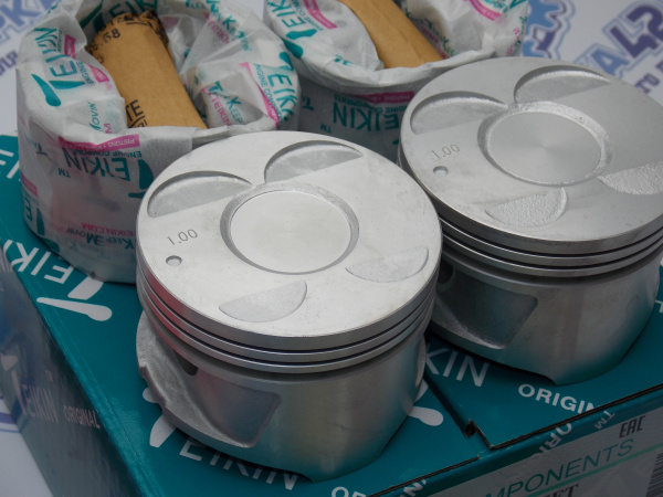 Поршни + кольца к-кт 4шт ремонт +1,00 TOYOTA 5A-FE