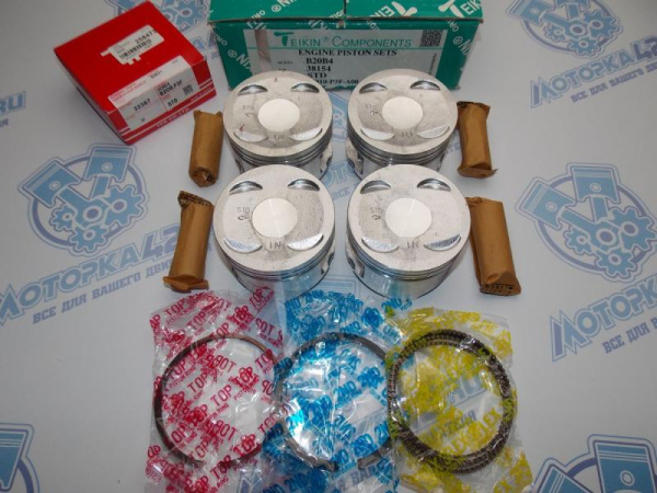 Поршни + кольца к-кт 4шт стандарт HONDA B20B 95-99