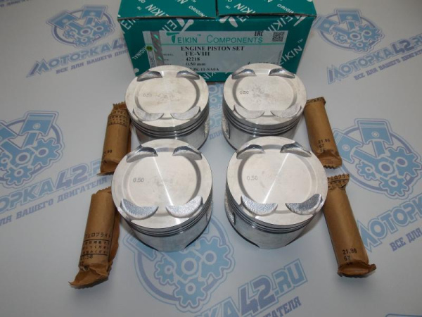 Поршни TEIKIN к-кт 4шт ремонт +0,50 MAZDA FE