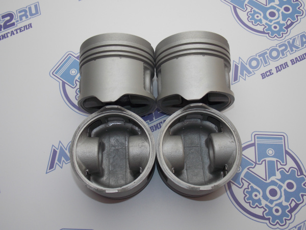 Поршни + кольца к-кт 4шт ремонт +0,50 NISSAN CD20
