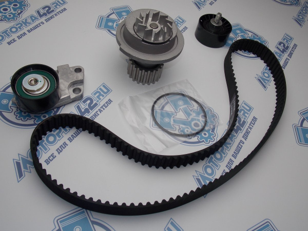 Комплект ремня ГРМ с помпой GM Aveo, Cruze 1,4 / 1,6