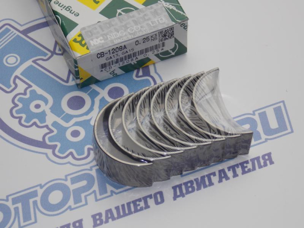 Вкладыши шатунные NDC ремонт +0,25 NISSAN QG15DE