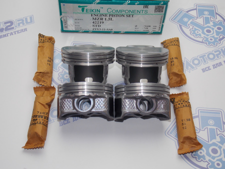 Поршни TEIKIN к-кт 4шт стандарт MAZDA ZY, Z6 07-