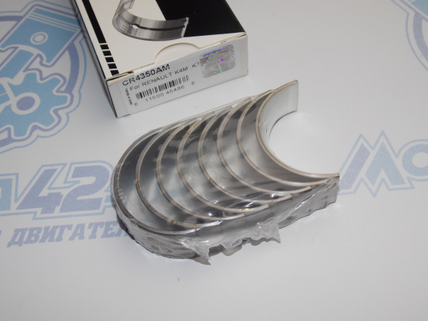 Вкладыши шатунные стандарт RENAULT K4J, K4M, K7M