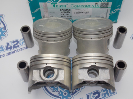 Поршни TEIKIN к-кт 4шт ремонт +0,50 MMC 4G63 NEW