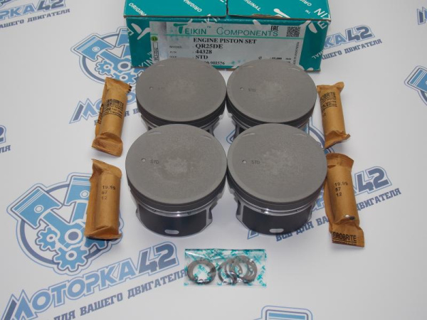 Поршни TEIKIN к-кт 4шт стандарт NISSAN QR25DE I