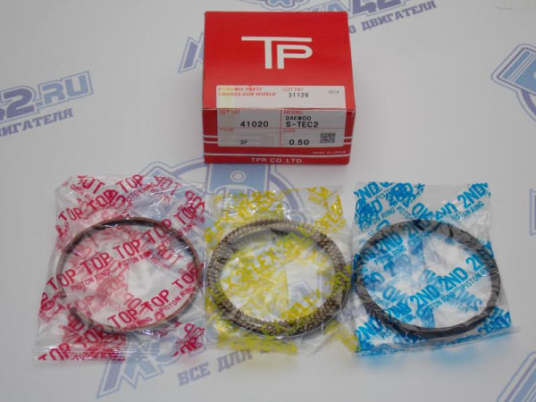 Кольца поршневые TPR ремонт +0,50 B12D1 Aveo 