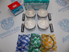 Поршни + кольца к-кт 4шт ремонт +0,50 MMC 4G13