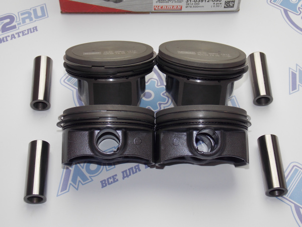 Поршни YENMAK к-кт 4шт ремонт +0,50 OPEL A16LET, Z16LEL, A16LEL, Z16ER, A16LER
