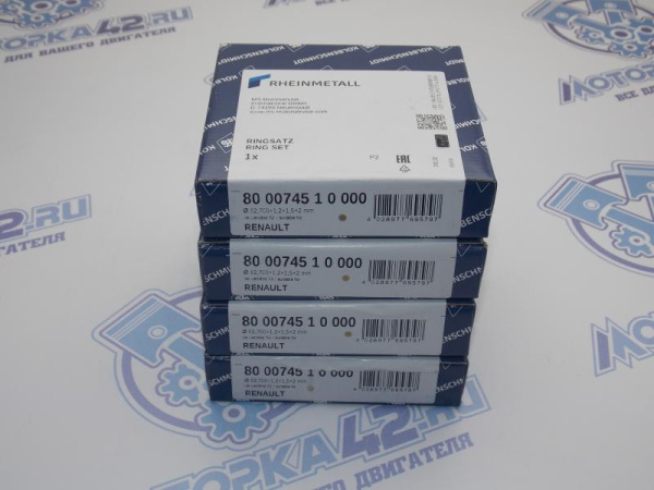 Кольца KS к-кт 4шт стандарт RENAULT F4R