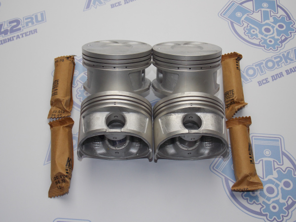 Поршни + кольца к-кт 4шт ремонт +0,50 Geely MK, MK Cross 1.5
