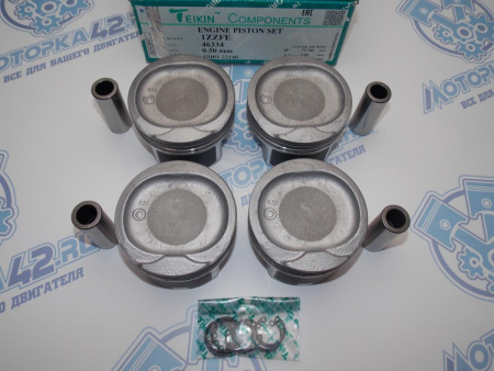 Поршни TEIKIN к-кт 4шт ремонт +0,50 TOYOTA 1ZZ-FE