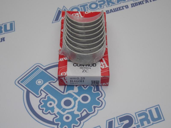 Вкладыши шатунные TAIHO ремонт +0,25 HONDA D16A, ZC