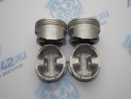 Поршни + кольца к-кт 4шт ремонт +0,50 HYUNDAI G4ED