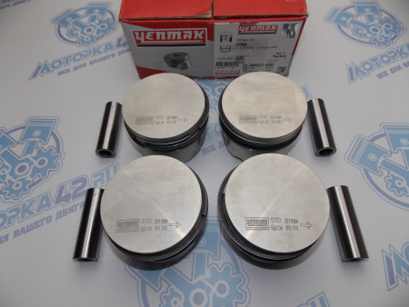 Поршни + кольца  4шт стандарт FORD RDA, RKA MONDEO 1.8