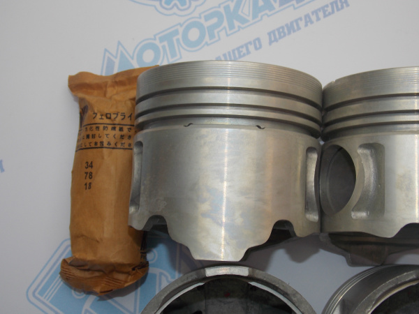 Поршни TEIKIN к-кт 4шт ремонт +0,50 ISUZU 4JG2 ELF