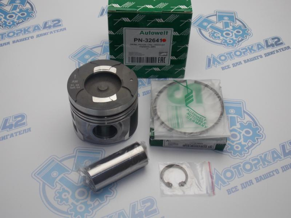 Поршни + кольца AW ремонт +0,50 MMC 4D56T CRDi 2/4 цил