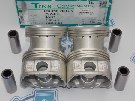Поршни TEIKIN к-кт 4шт ремонт +0,50 TOYOTA 2SZ-FE