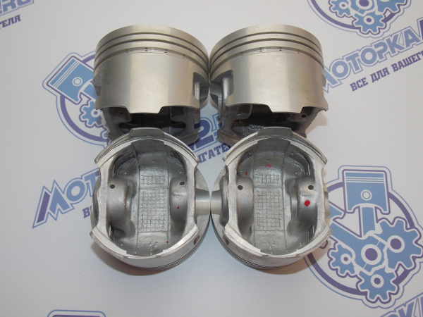 Поршни + кольца 4шт стандарт MMC 4G64S