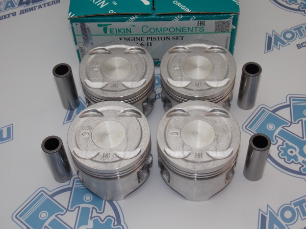 Поршни TEIKIN к-кт 4шт ремонт +0,50 HONDA PM6, D16A6