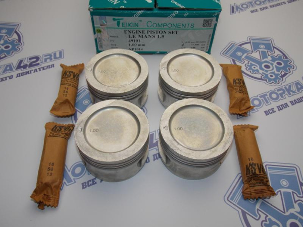 Поршни TEIKIN к-кт 4шт ремонт +1,00 GM G15MF, G15SF