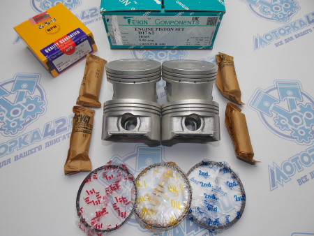Поршни + кольца к-кт 4шт ремонт +0,50 HONDA D17A