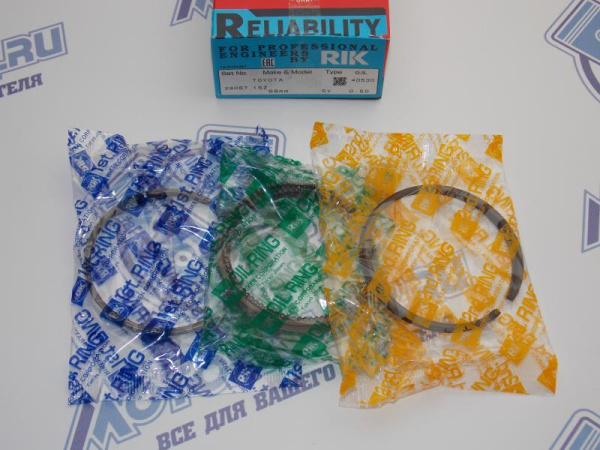 Кольца поршневые RIK ремонт +0,50 TOYOTA 1SZ-FE