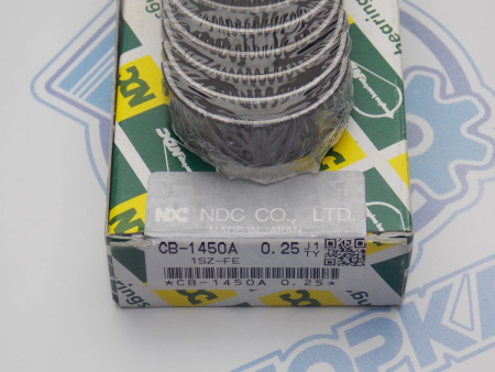 Вкладыши шатунные NDC ремонт +0,25 TOYOTA 1SZ-FE