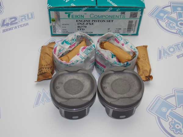 Поршни TEIKIN к-кт 4шт стандарт TOYOTA 1NZ-FE II