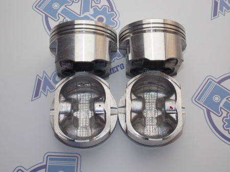 Поршни + кольца к-кт 4шт ремонт +0,50 MMC 4G18