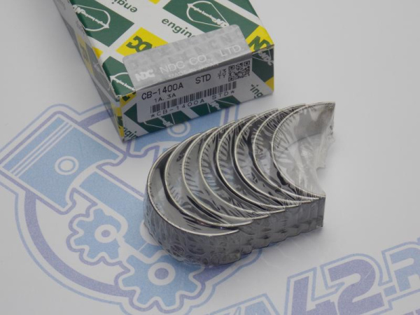 Вкладыши шатунные NDC стандарт TOYOTA 1A, 2A, 3A, 4A -'83