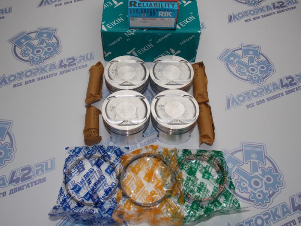 Поршни TEIKIN к-кт 4шт ремонт +0.50 HONDA BF90