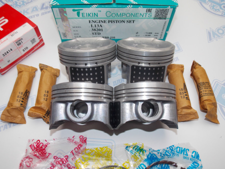 Поршни + кольца 4шт стандарт HONDA L13A, LEA 16v
