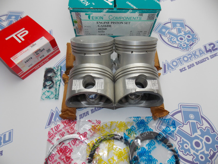 Поршни + кольца к-кт 4шт стандарт NISSAN GA16DE
