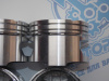 Поршни + кольца к-кт 4шт ремонт +0,50 HYUNDAI G4EB, G4EK 12v