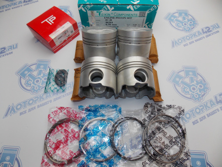 Поршни + кольца к-кт 4шт ремонт +0,50 TOYOTA 2C II, 2C-T