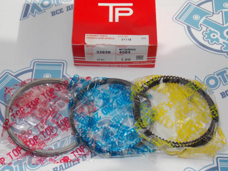 Кольца поршневые TPR ремонт +1,00 MITSUBISHI 4G64