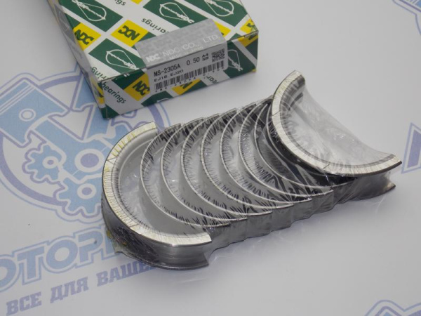 Вкладыши коренные NDC ремонт +0,50 SUBARU EJ1#, EJ2#