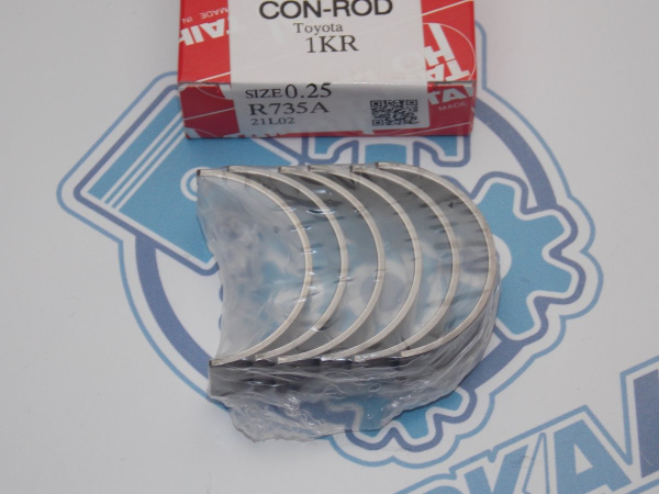 Вкладыши шатунные TAIHO ремонт +0,25 TOYOTA 1KR-FE '06-