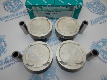 Поршни TEIKIN к-кт 4шт стандарт HYUNDAI G4KE