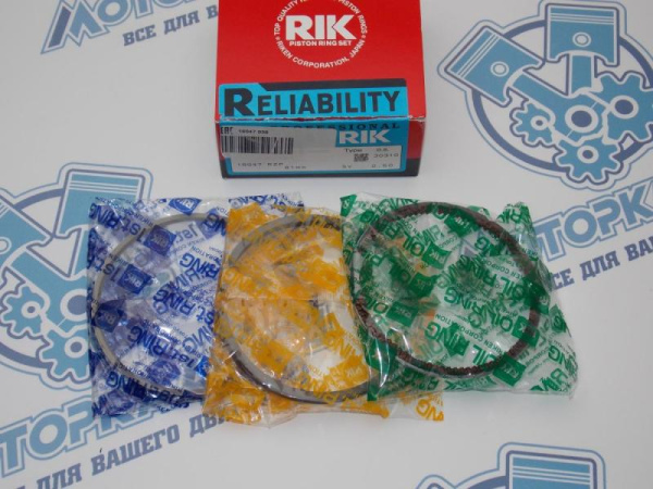 Кольца поршневые RIK ремонт +0,50 HONDA R20A