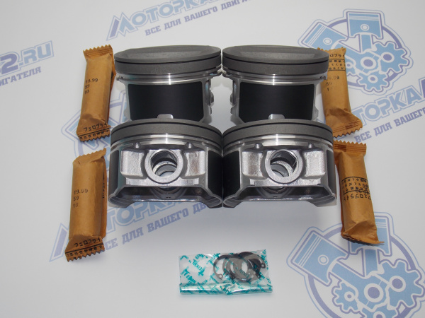 Поршни + кольца 4шт стандарт NISSAN QR20DE