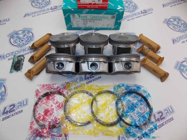 Поршни + кольца 6шт стандарт TOYOTA 1GR-FE '09-